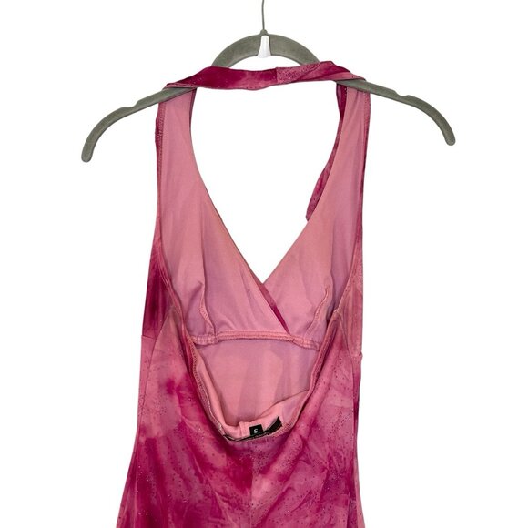 Vintage Rampage 90s Y2K Fairy Grunge Whimsigoth HOCO Halter Asymmetrical Dress S - Picture 6 of 8